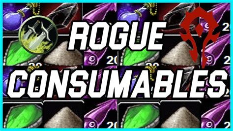 Many guilds and raid groups may not invite you at all if you don. . Sub rogue consumables